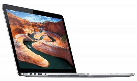 MacBook Pro z tapetą
